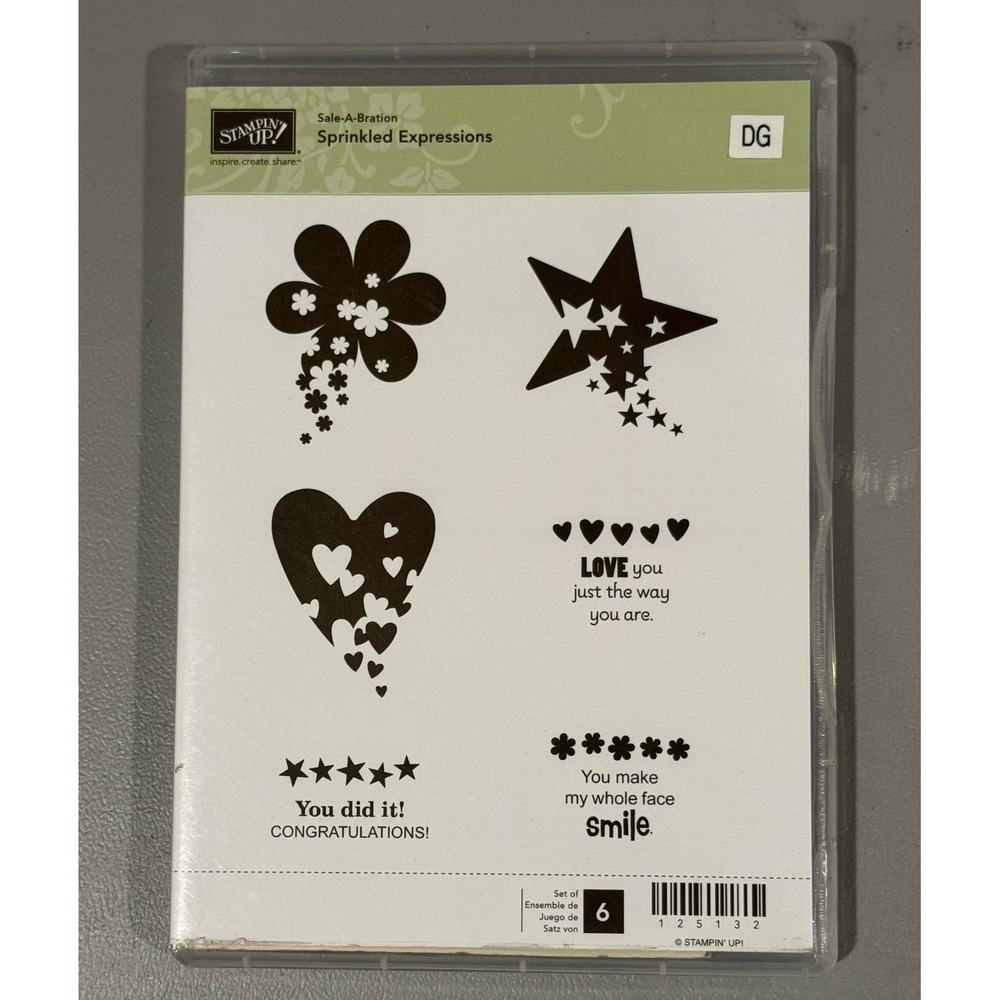Stampin Up Sprinkled Expressions stamp set